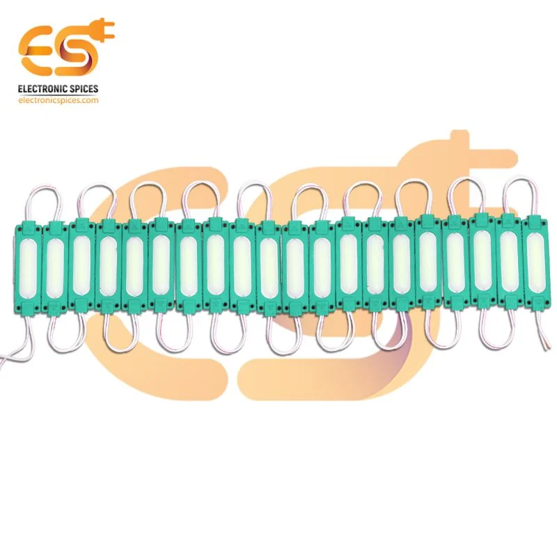 12V 2W Bright green color waterproof LED module pack of 60pcs