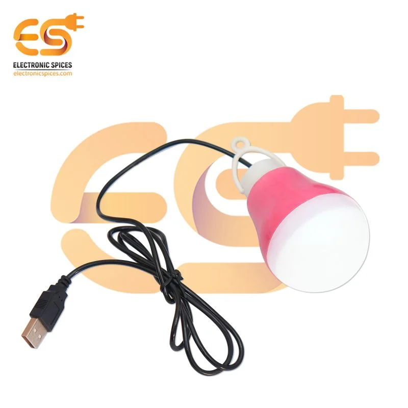 5V DC Crystal white solar SMD lamp with USB cable connector