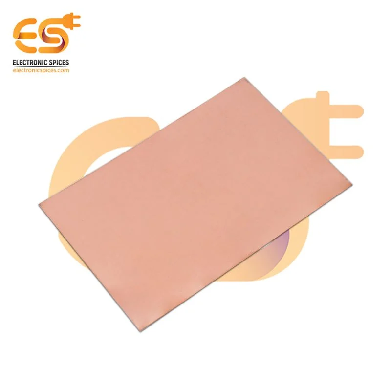 15.2cm x 10.2cm Copper clad plan printed circuit board or PCB pack of 1pcs