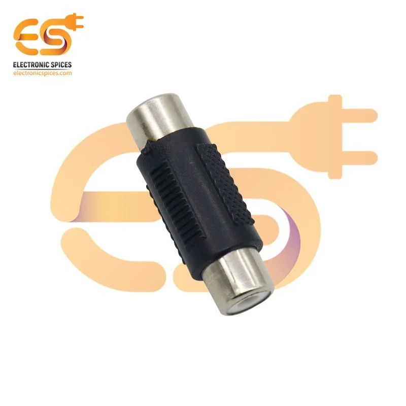 Single RCA coupler female to female audio connector pack of 1pcs