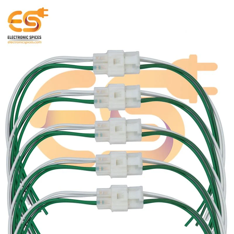 4 Pin JST Wire Connector 43.5mm Auto Wire SocketMale And Female Connector Plug Pair of 5 (18 inch)