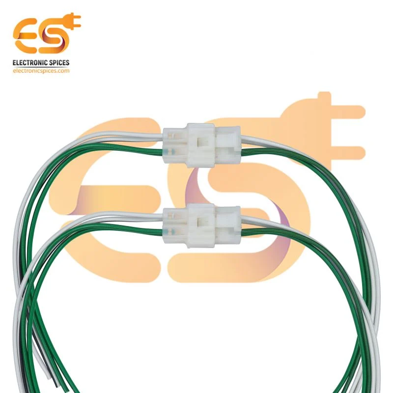 4 Pin JST Wire Connector 43.5mm Auto Wire SocketMale And Female Connector Plug Pair of 2 (18 inch)