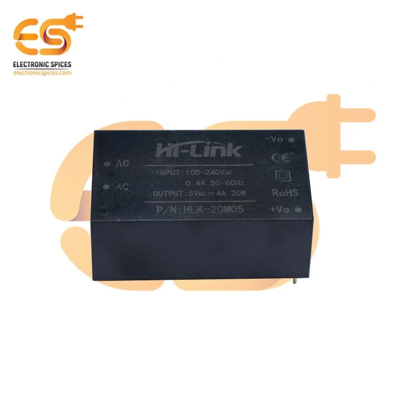 DC 5V-4A 20 Watt Hi-Link Power Supply Module HLK-20M05 Pack of 1pcs