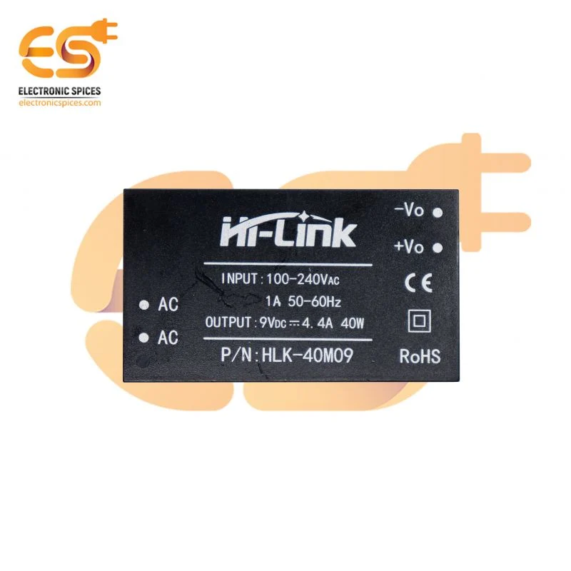 DC 9V-4.4A 40 Watt Hi-Link Power Supply Module HLK-40M09 Pack of 1pcs