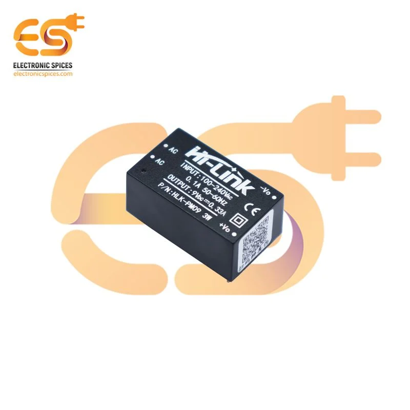 DC 9V-0.33A 3 Watt Hi-Link Power Supply Module HLK-PM09 Pack of 1pcs