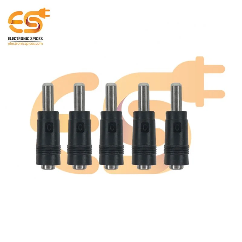 DC Power Male toFemale Jack Connector 35mm Pack of 5pcs