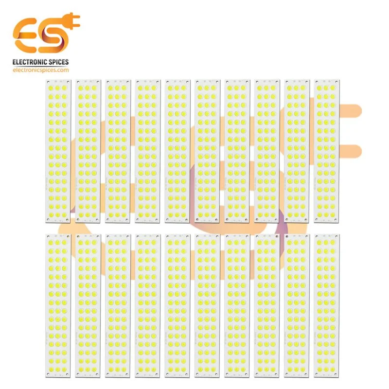 12V 2A COB LED48 White color Hard strip light bulb Aluminum plate pack of 100pcs