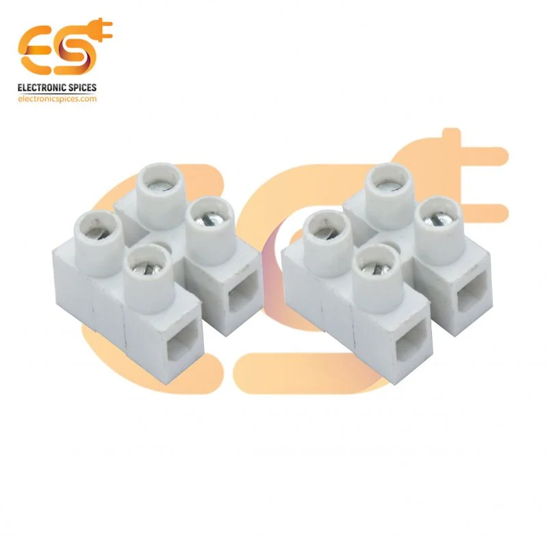 2 line 10A Electrical cable screw lock wire connector pack of 5pcs