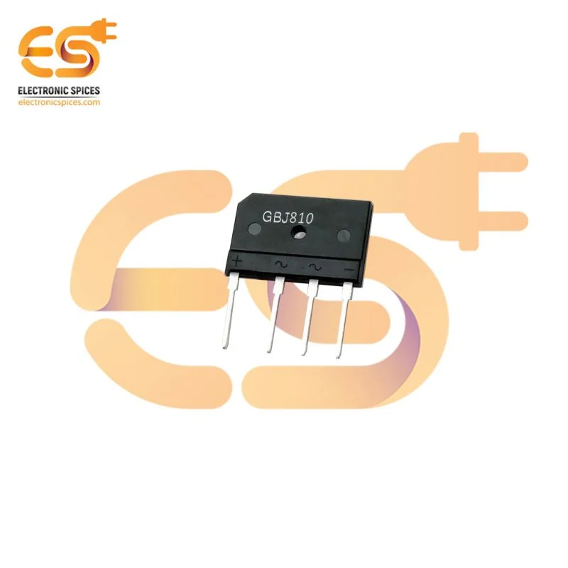 GBJ6, GBJ810 8A 1000V Bridge Rectifiers Diode pack of 2pcs