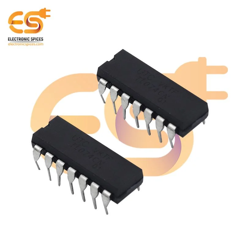 TL074CN Low noise JFET Quad operation amplifier DIP 14 pin IC pack of 2pcs