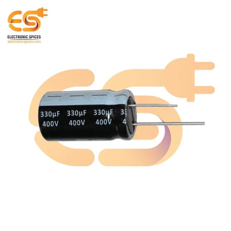 330uf / 400V Aluminum Electrolytic Capacitors (35 x 40)mm pack of 5 pcs
