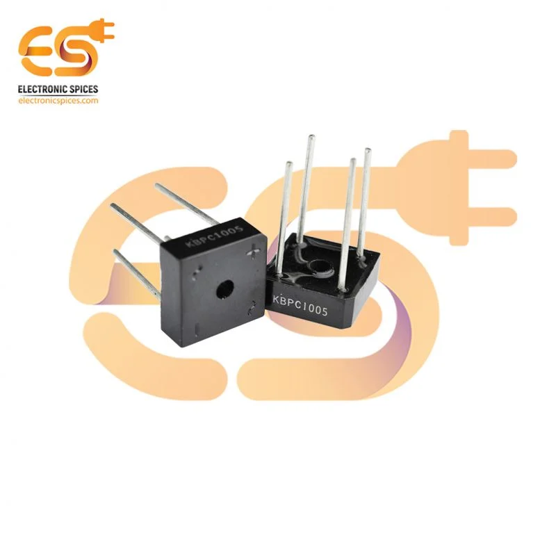 KBPC1, KBPC1005 3A 50V Bridge Rectifiers Diode pack of 2pcs