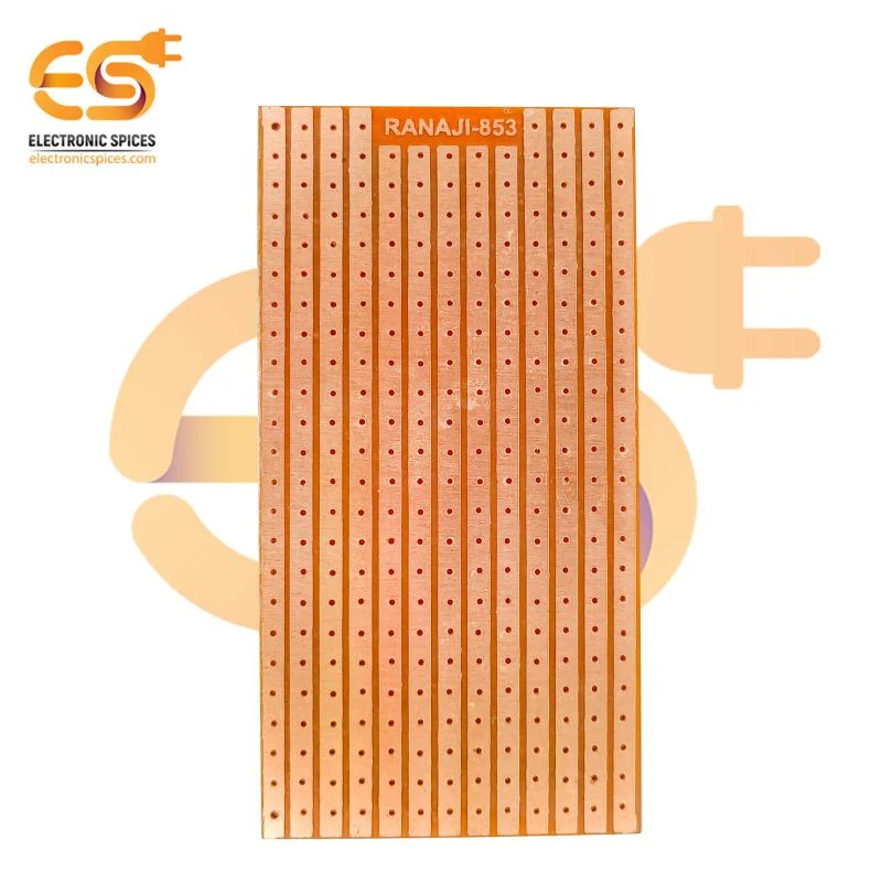12cm x 6cm Copper clad single side Pitch printed circuit board or PCB pack of 1pcs