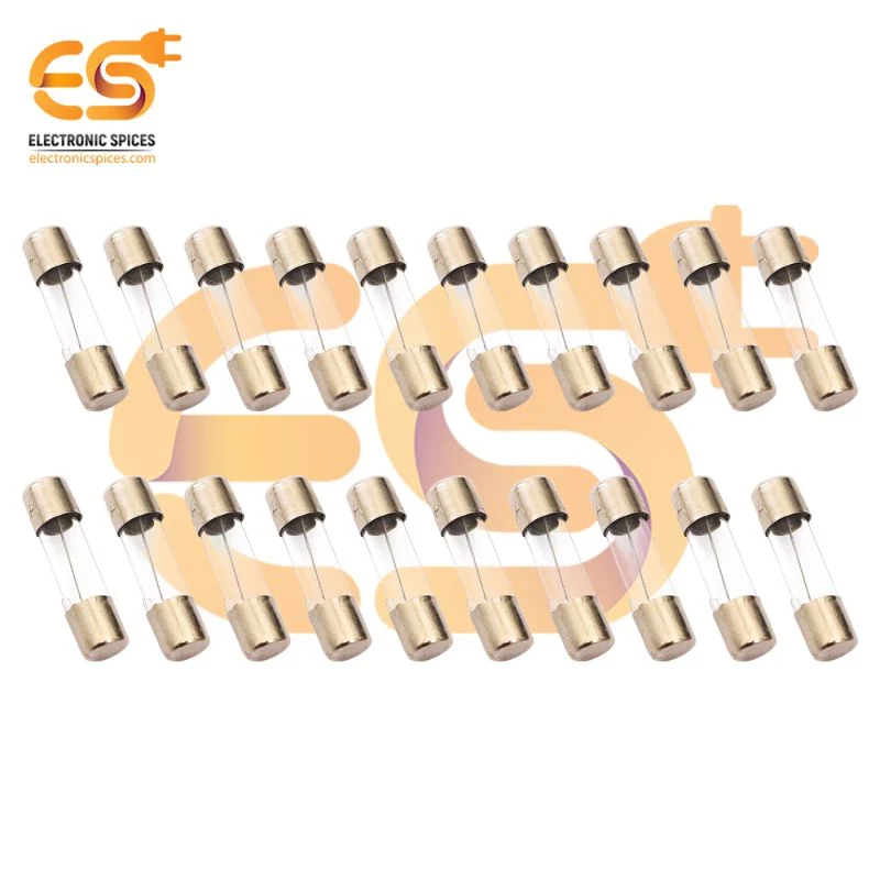 1A 250V 5mm x 20mm Fast acting glass tube cartridge fuses pack of 500pcs