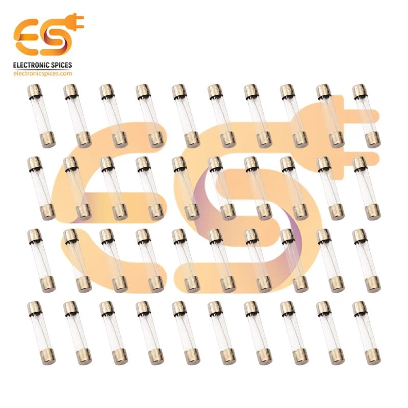 3A 250V 6mm x 30mm Fast acting glass tube cartridge fuses pack of 500pcs