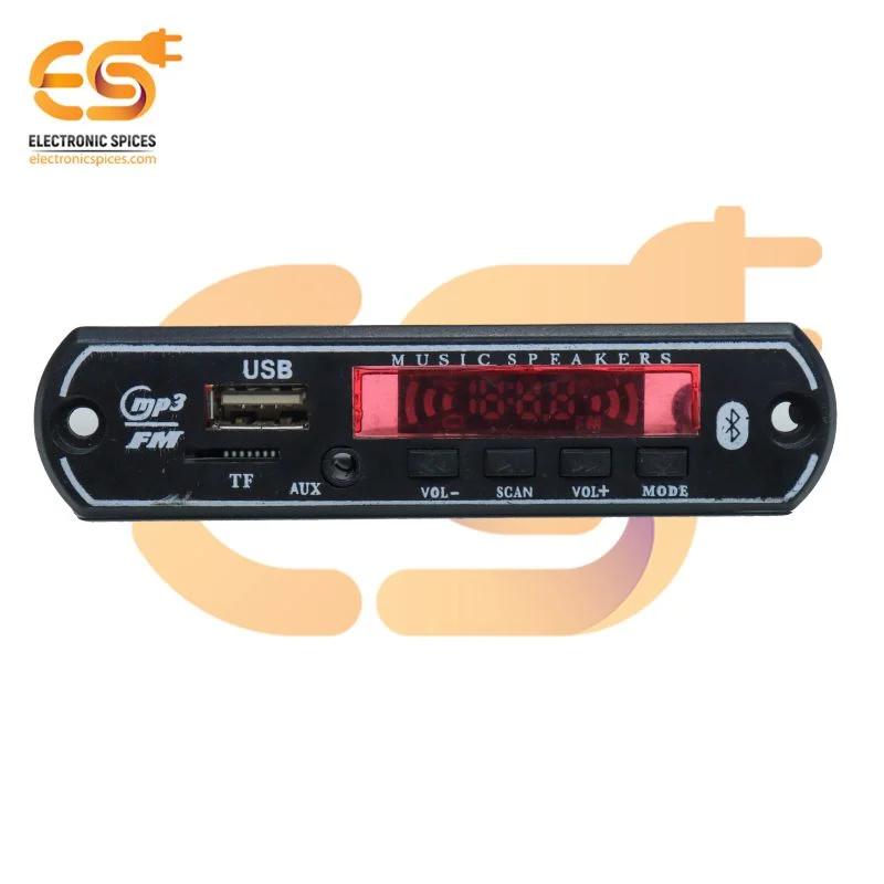 Bluetooth FM USB AUX Card MP3 Stereo Audio Player Decoder Module(105 x 25)