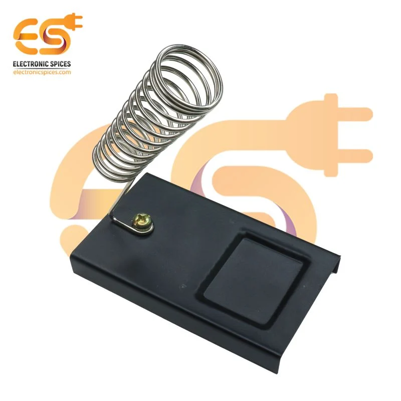 Metal Base Soldering Iron Stand with Spring Holder