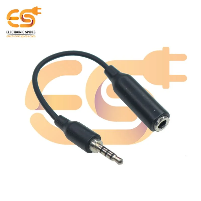 2.5mm Male to3.5mm Female StereoHeadphone Jack Audio Extender Cable
