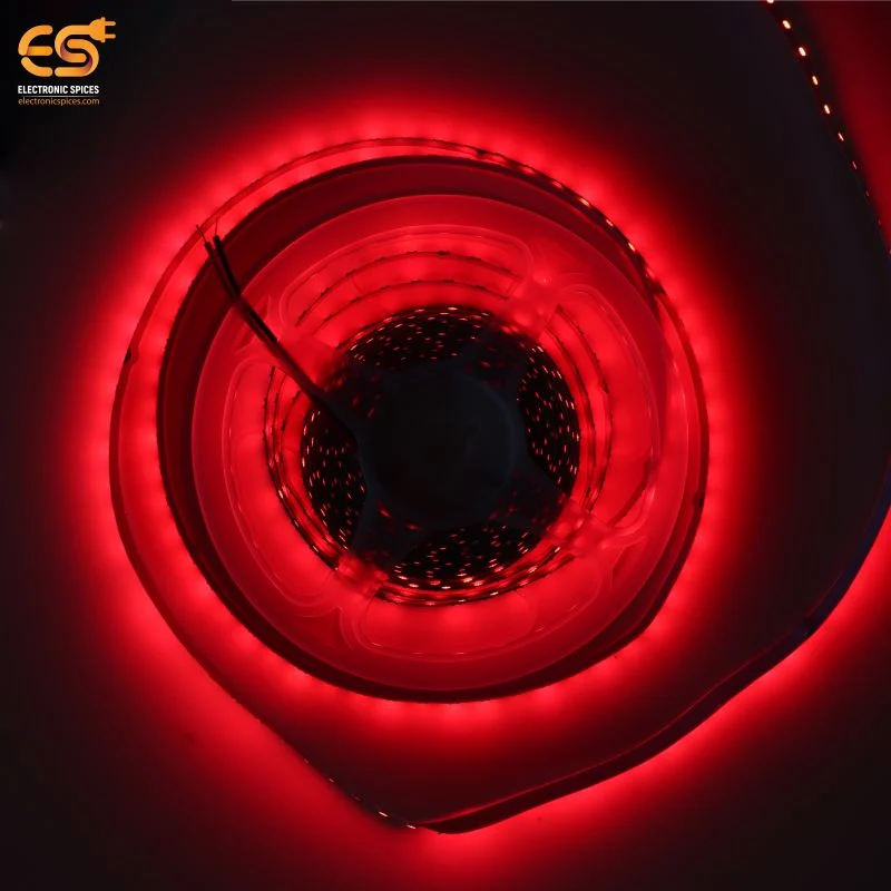 12V Red color 2835 Strip SMD LED 120 LED Roll of 5 Meter