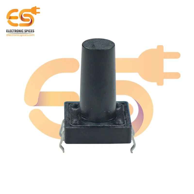 12 x 14 x 20mm Black color tactile momentary push button switches pack of 100pcs
