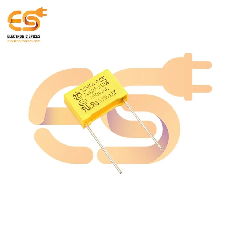 GPF X2 1.0µF K 250VAC Electromagnetic Interference Suppression Capacitor pack of 5pcs