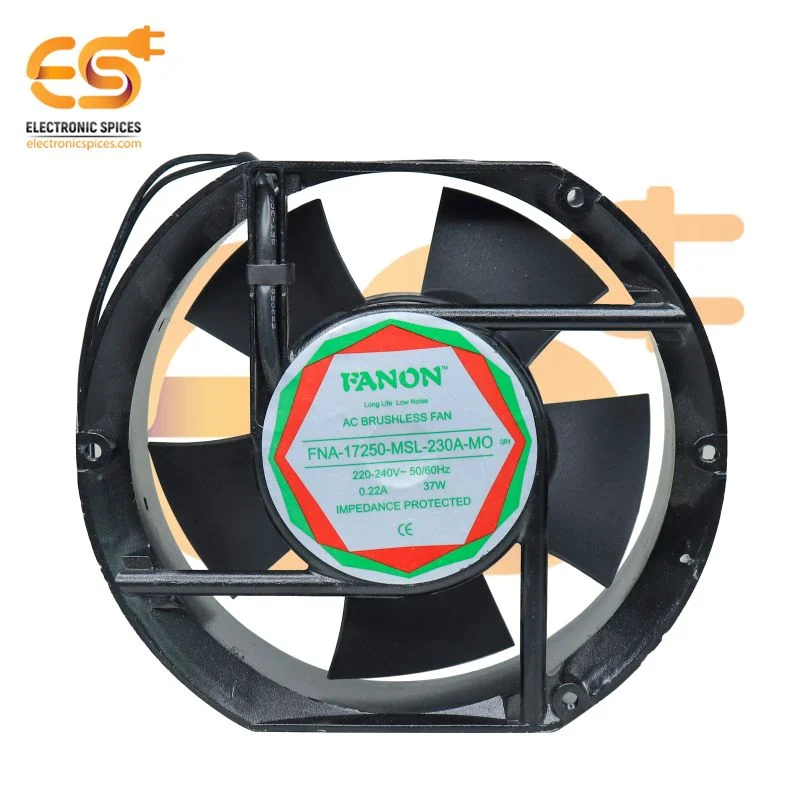 17250 6.75 inch Brushless 240V AC 37W exhaust cooling fans pack of 6pcs