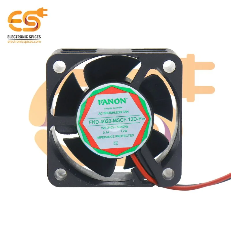 Mini 4020 1.55 inch (40x40x20mm) Brushless 12V DC exhaust cooling fans pack of 50pcs