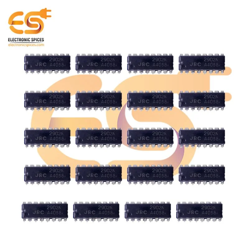 2902N Single supply quad operational amplifier DIP 14 pins IC pack of 50pcs