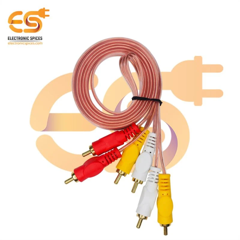 3 RCA DVD/DTH/LED TVAudio and Video Imported cable connector