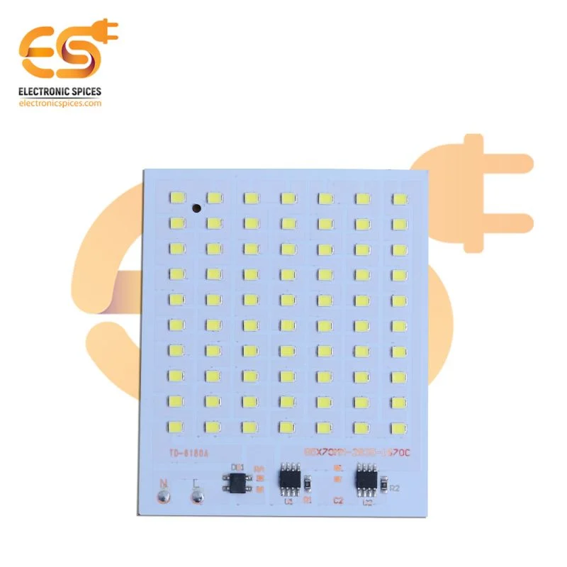 70 SMD LED 50W 85mm x 70mm 2835 Aluminum base plate board for flood LED lights with drive onboard