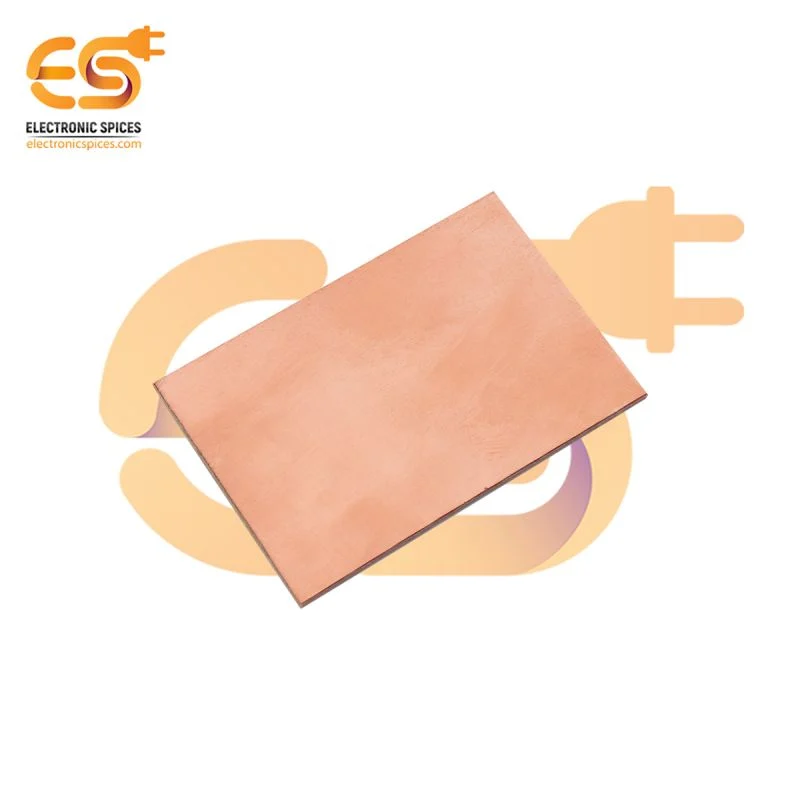 7.7cm x 5.2cm Copper clad plain printed circuit board or PCB pack of 4pcs