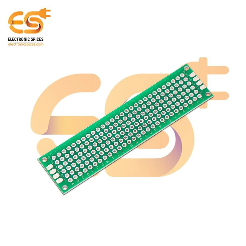 8cm x 2cm Copper clad double side universal printed circuit board or PCB pack of 1pcs