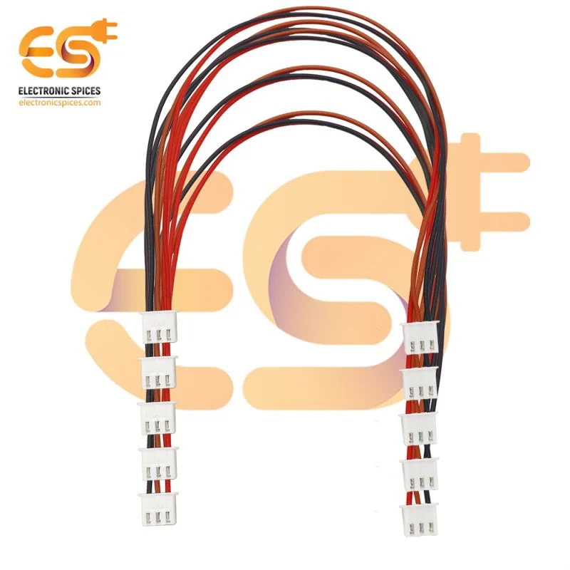 Double end 3 pin XH JST female to female wire connector or jointers 2515 pack of 20pcs