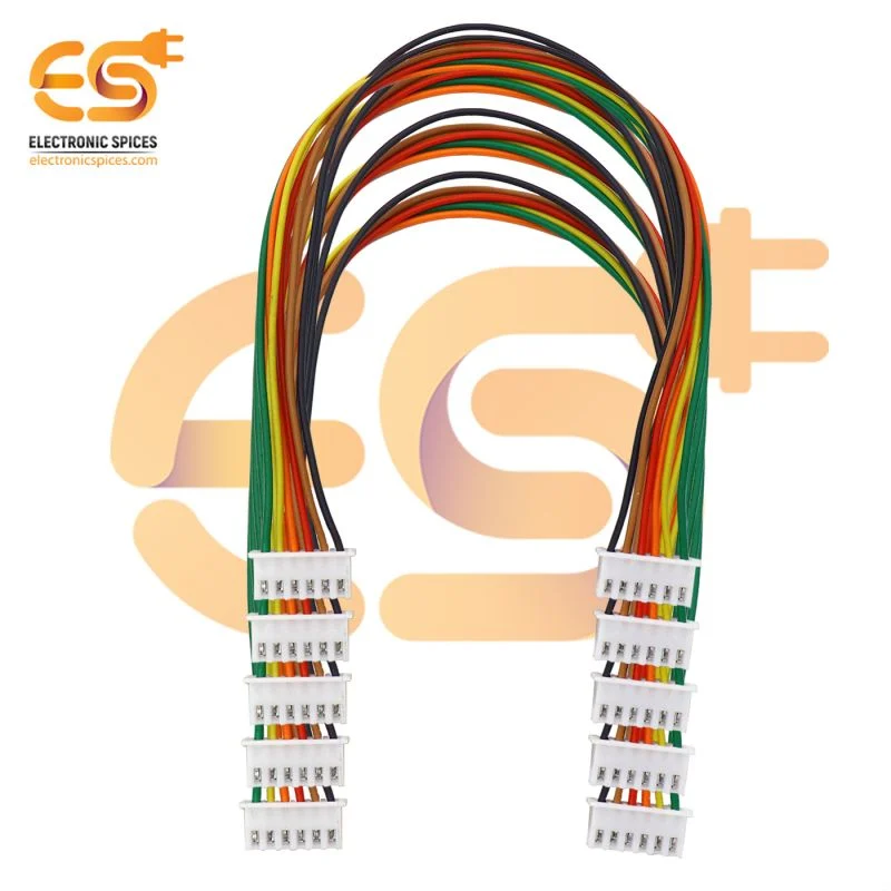 Double end 6 pin XH JST female to female wire connector or jointers 2515 pack of 20pcs
