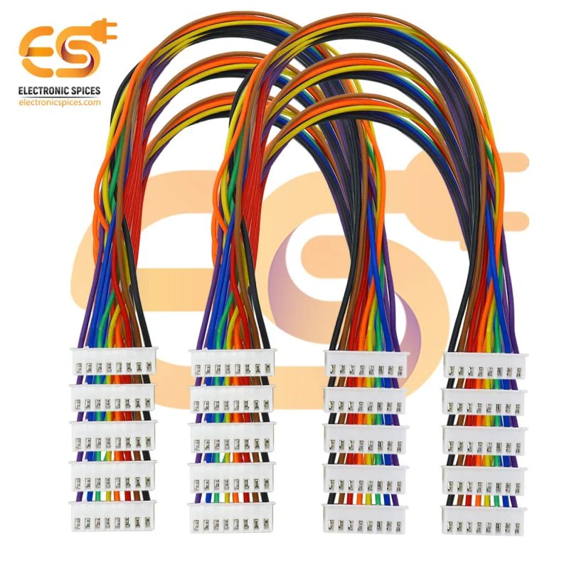 Double end 8 pin XH JST female to female wire connectors or jointers 2515 pack of 100pcs