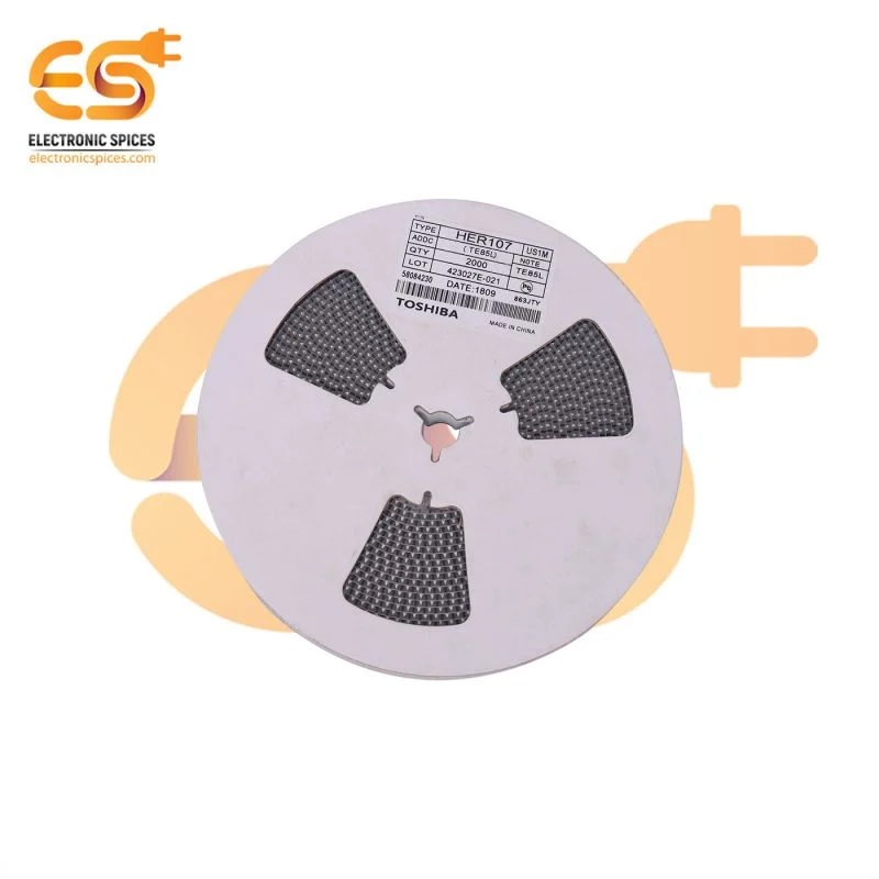 HER107 800V 1A Surface mount Schottky barrier high efficient rectifier SMD diodes box of 2000pcs