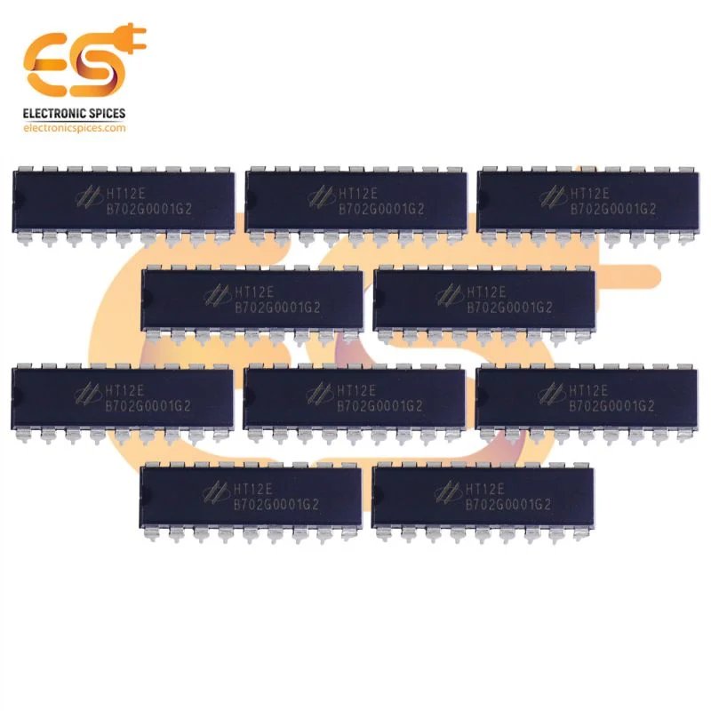 HT12E Encoder DIP 18 pins IC for remote control system pack of 10pcs