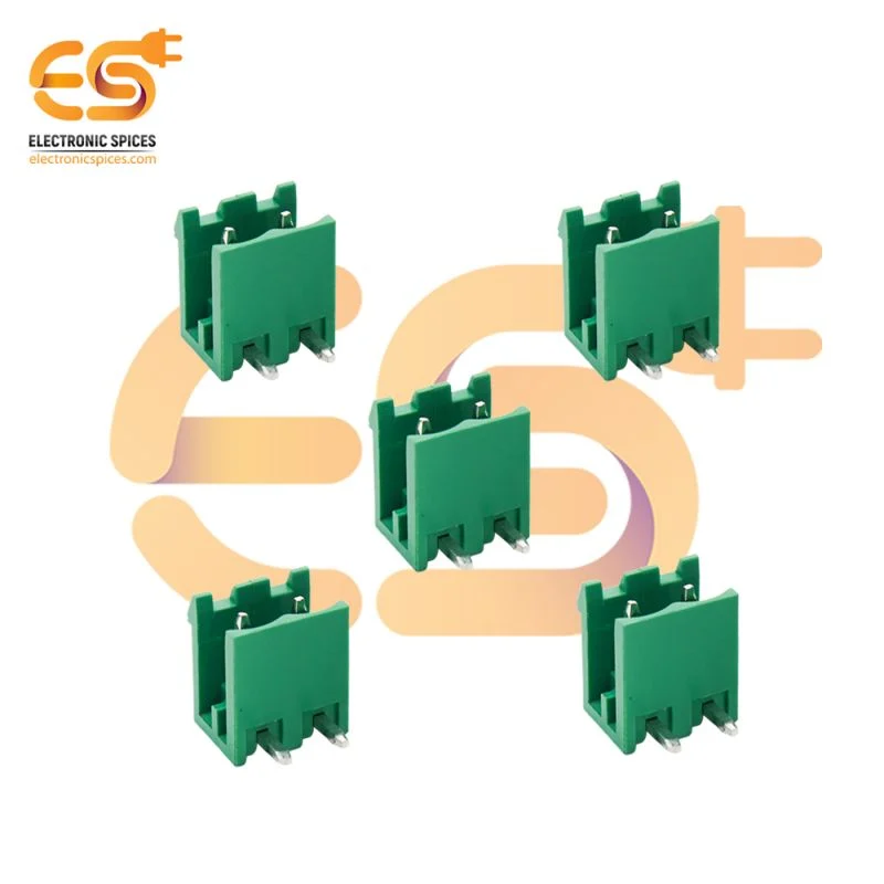 2EDGR-5.08-2P 2 pin 5.08mm pitch Pluggable Male terminal block connector pack of 5pcs