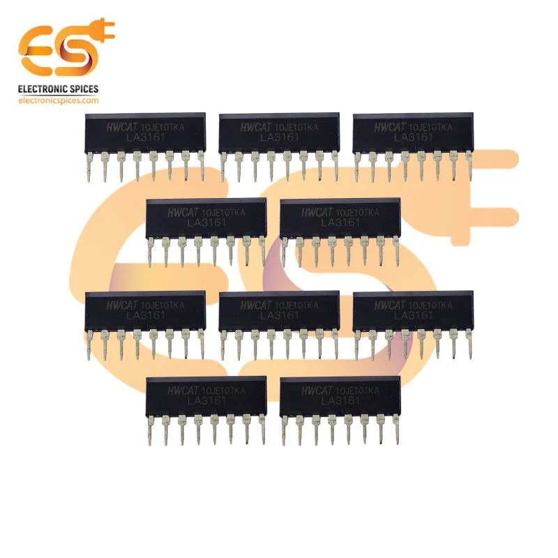 LA3161 Dual channel stereo preamplifier SIP 8 pins IC pack of 10pcs