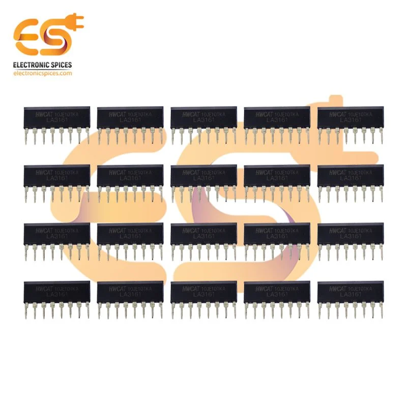 LA3161 Dual channel stereo preamplifier SIP 8 pins IC pack of 50pcs