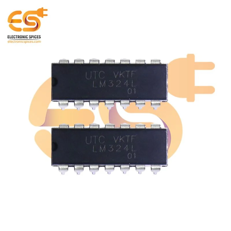 LM324 Quad or four operational amplifier 14 pin IC pack of 2pcs