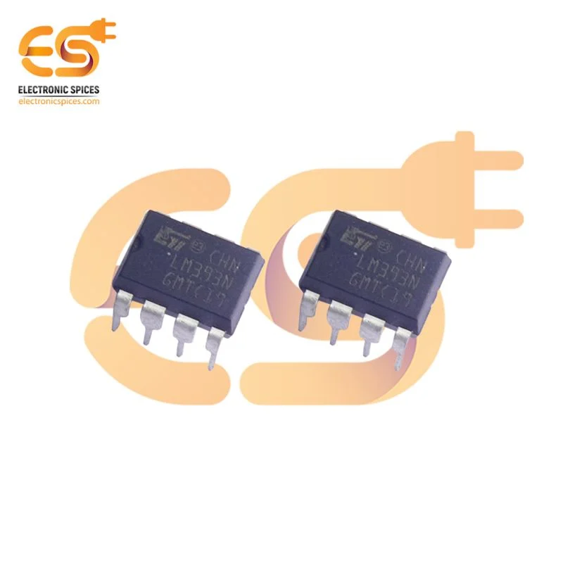 LM393 Low offset voltage dual comparator operational amplifier 8 pin IC pack of 2pcs