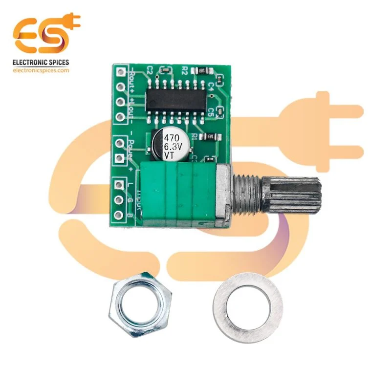 PAM8403 - GF1002 3W+3W Dual channel audio amplifier board with switch potentiometer pack of 1pcs