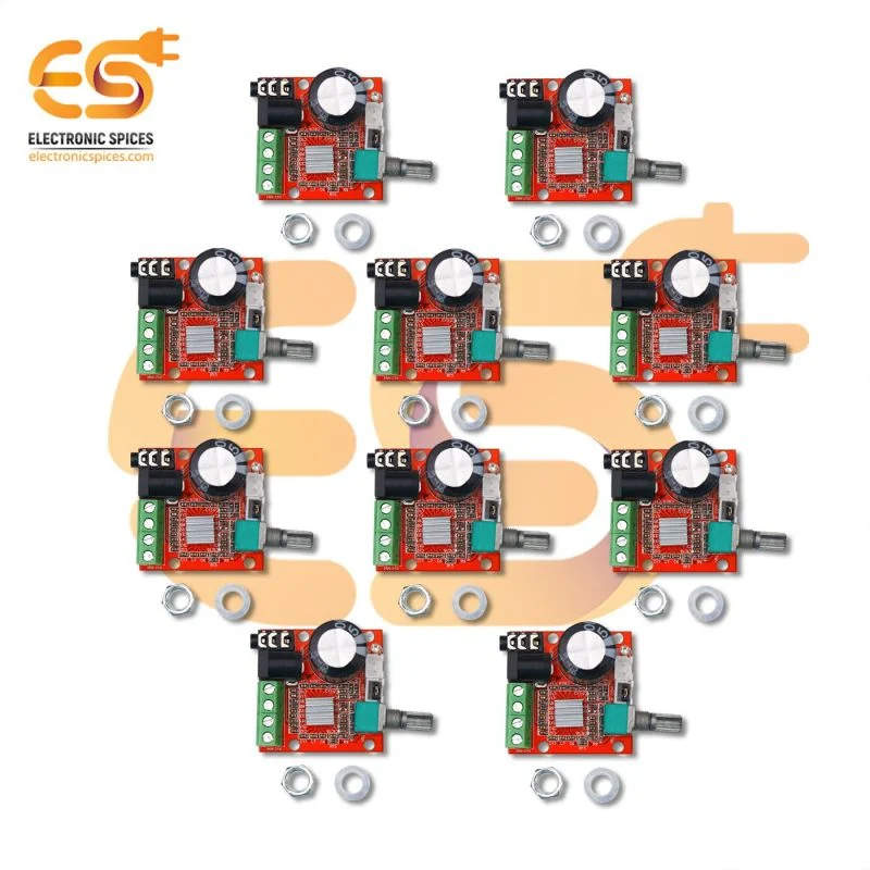 PAM8610 10W+10W Dual channel stereo audio amplifier board modules pack of 50pcs