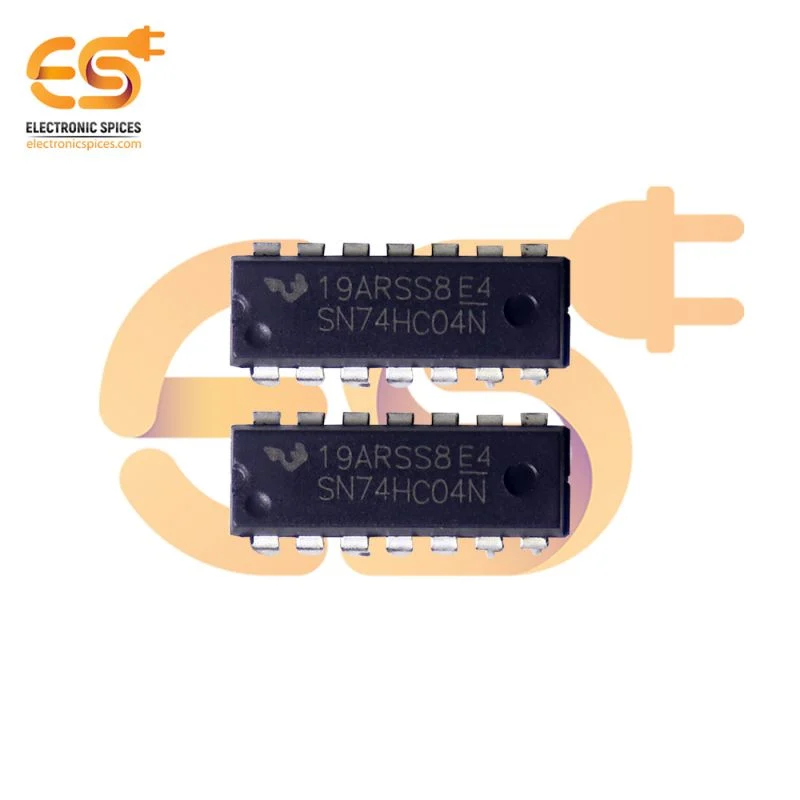 SN74HC04N Hex inverters low power DIP 14 pin IC pack of 2pcs