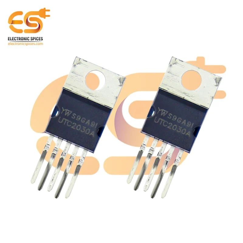 UTC2030A 18 Watt HI - FI Amplifier and 35 watt driver 5 pin linear IC pack of 2pcs