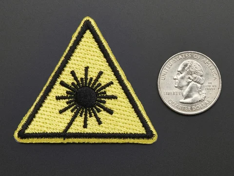 Laser cutter - Skill badge, iron-on patch