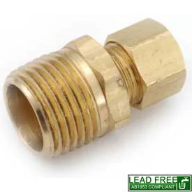 Lead-Free Brass 5/8" Comp x 1/2" MIP Union