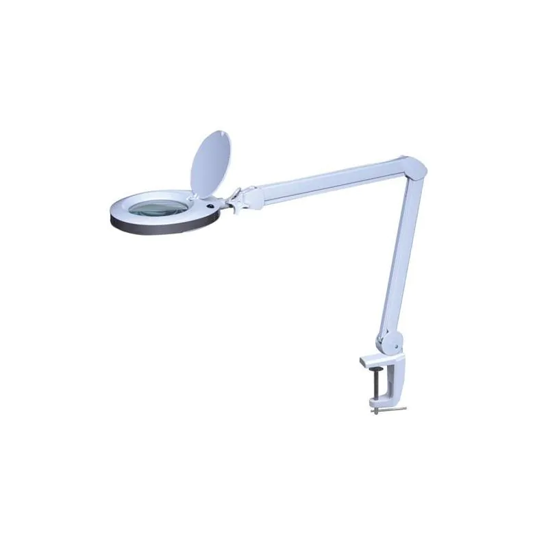 LED DESK TABLE WORK BENCH MAGNIFIER with LED LIGHT GLASS 8 DIOPTRE