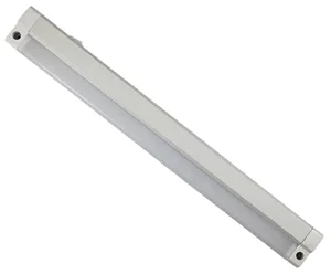 LED Under Cabinet Light Bar, Nickel, 4.7W 120V, Linkable